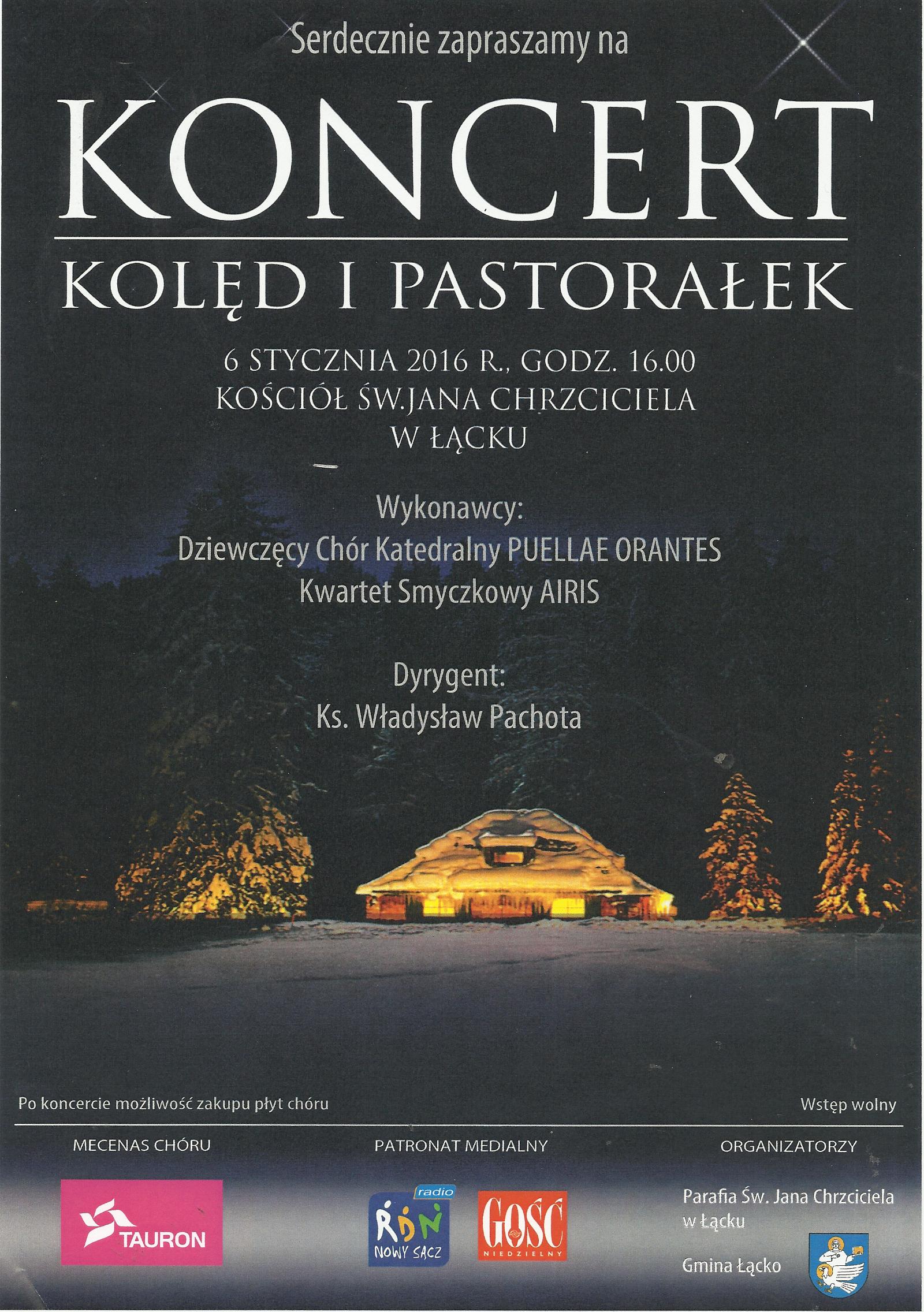 6 stycznia zapraszamy na wyjątkowy koncert Kolęd i Pastorałek